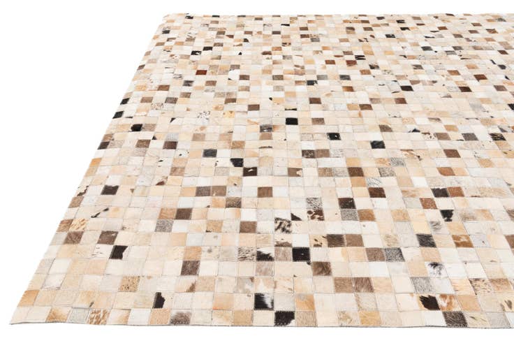 Detail image of 5' 1 x 8' Cowhide Stocks Rug