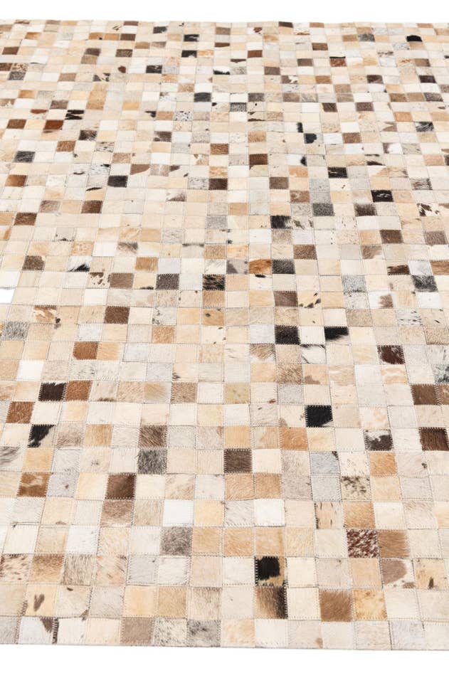 Detail image of 5' 1 x 8' Cowhide Stocks Rug