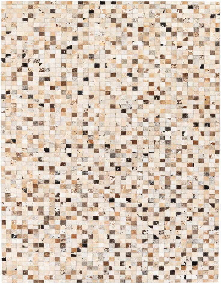 Detail image of 5' 1 x 8' Cowhide Stocks Rug