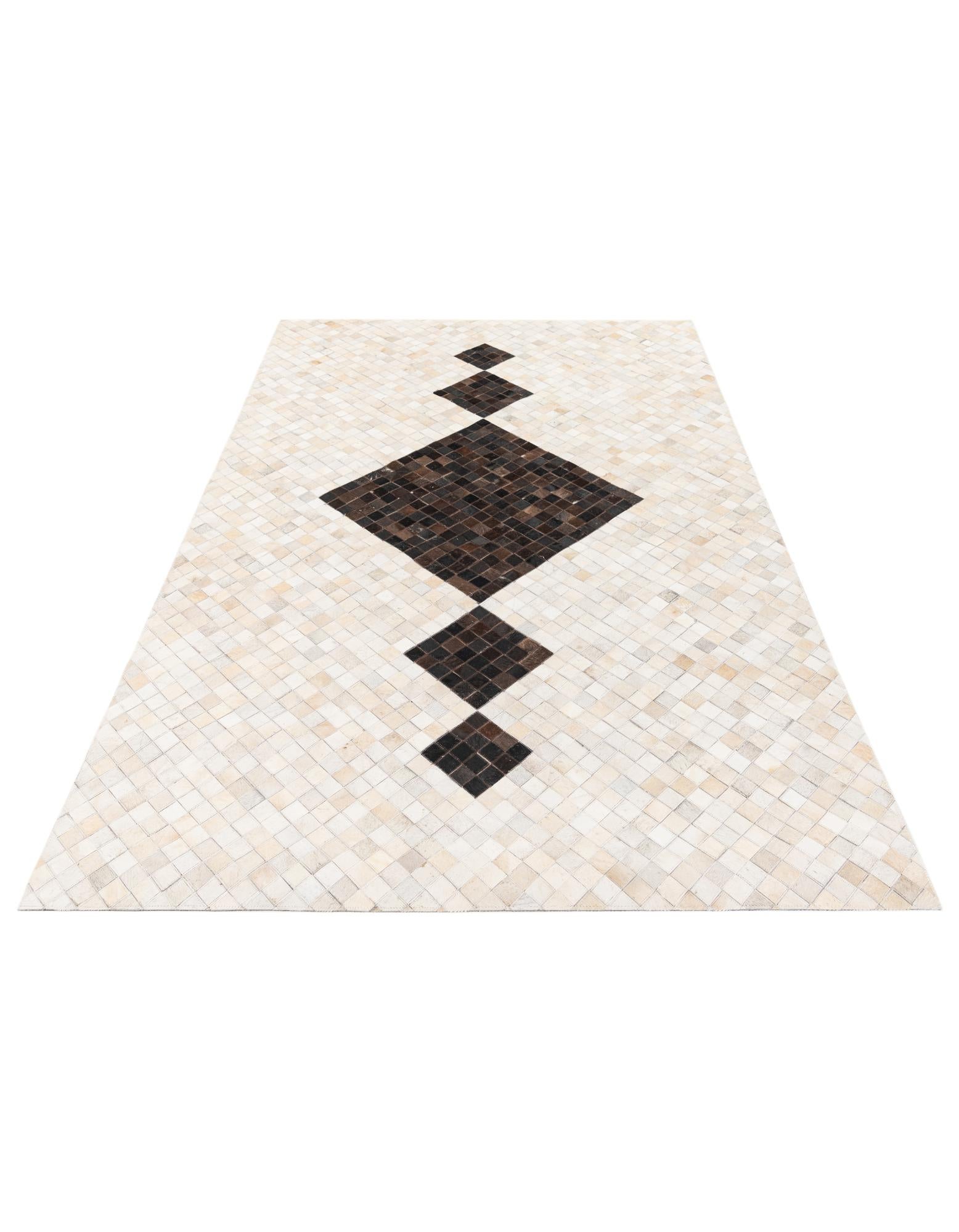5' x 7' 11 Cowhide Stocks Rug