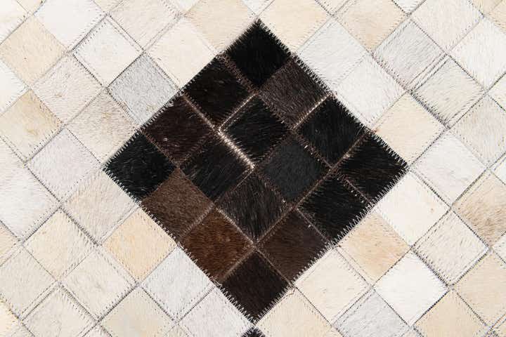 5' x 7' 11 Cowhide Stocks Rug