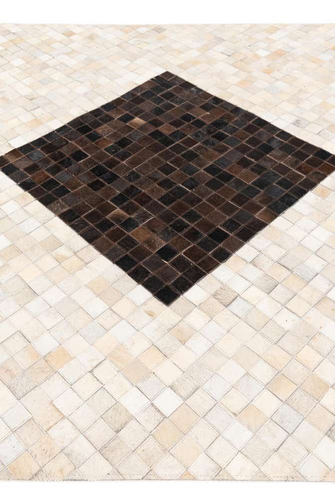 5' x 7' 11 Cowhide Stocks Rug