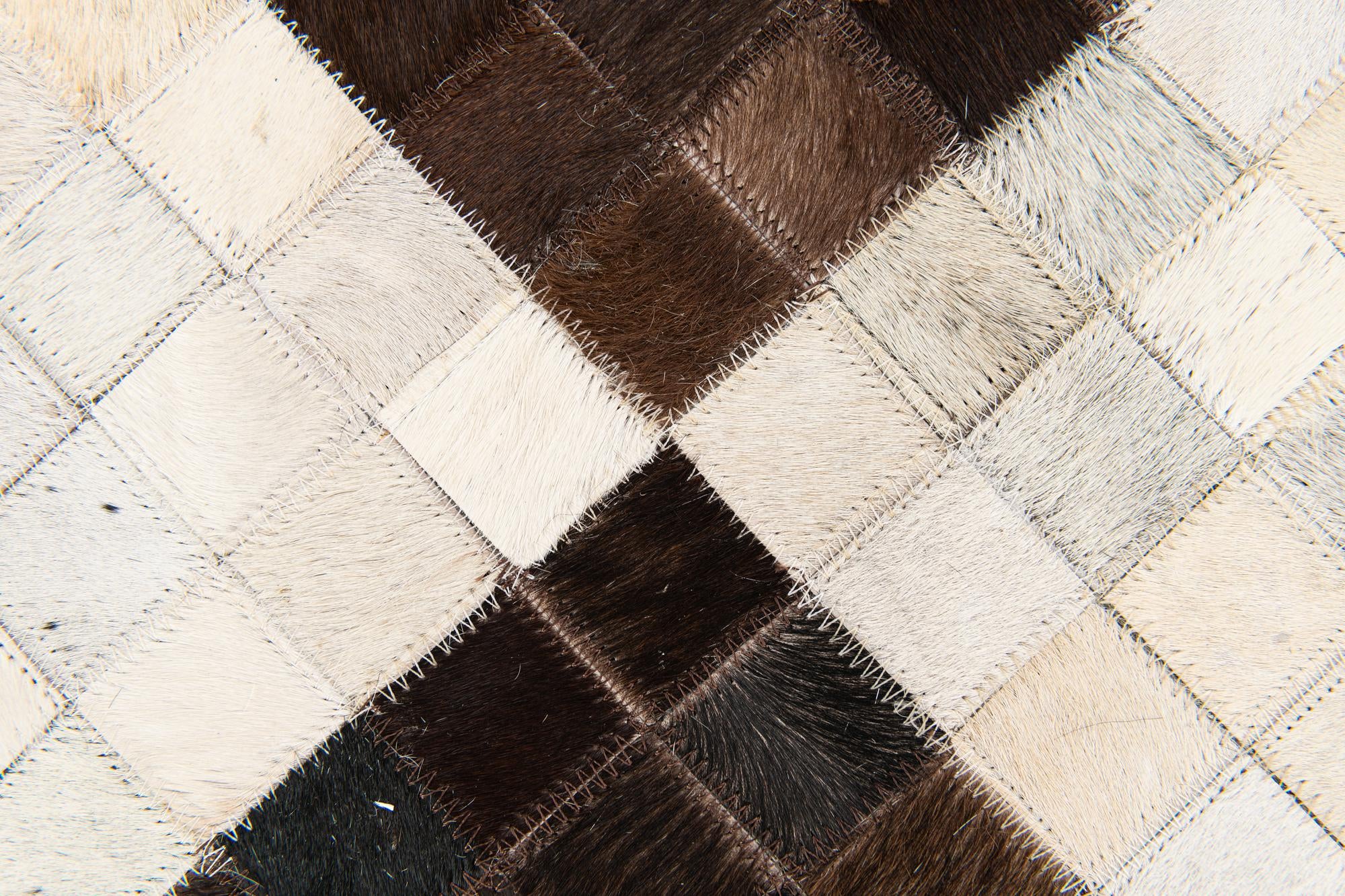 5' x 7' 11 Cowhide Stocks Rug
