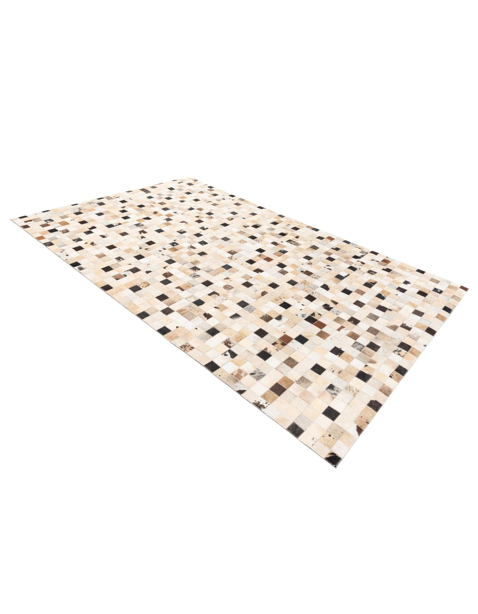 5' x 7' 11 Cowhide Stocks Rug