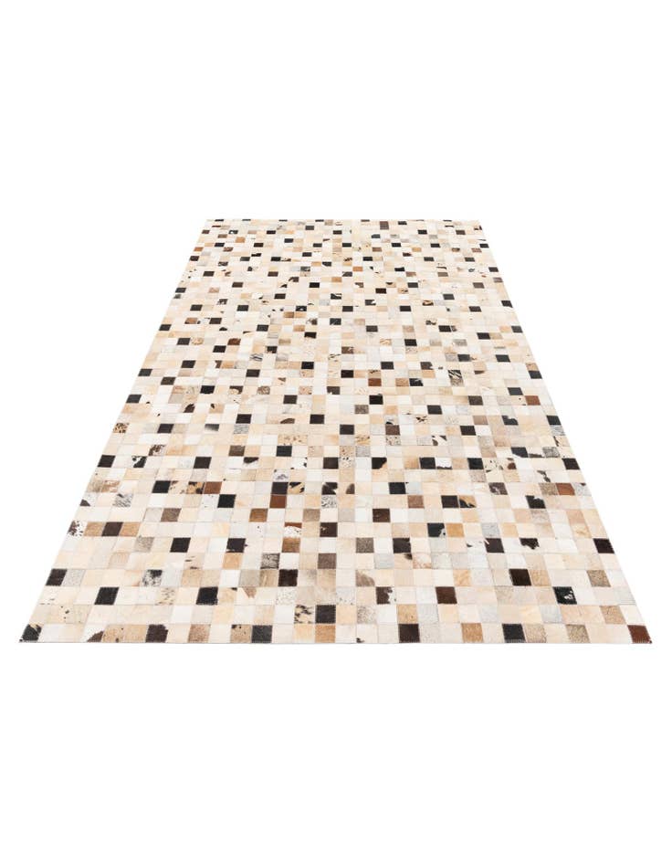 Detail image of 5' x 7' 11 Cowhide Stocks Rug