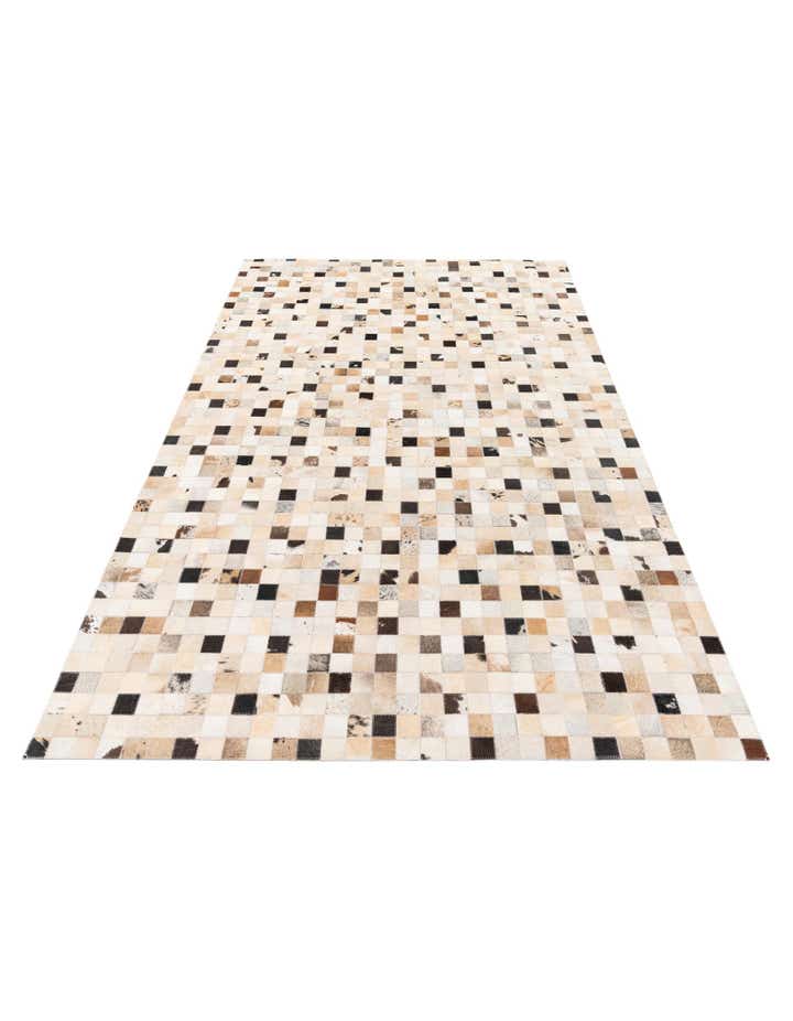 5' x 7' 11 Cowhide Stocks Rug
