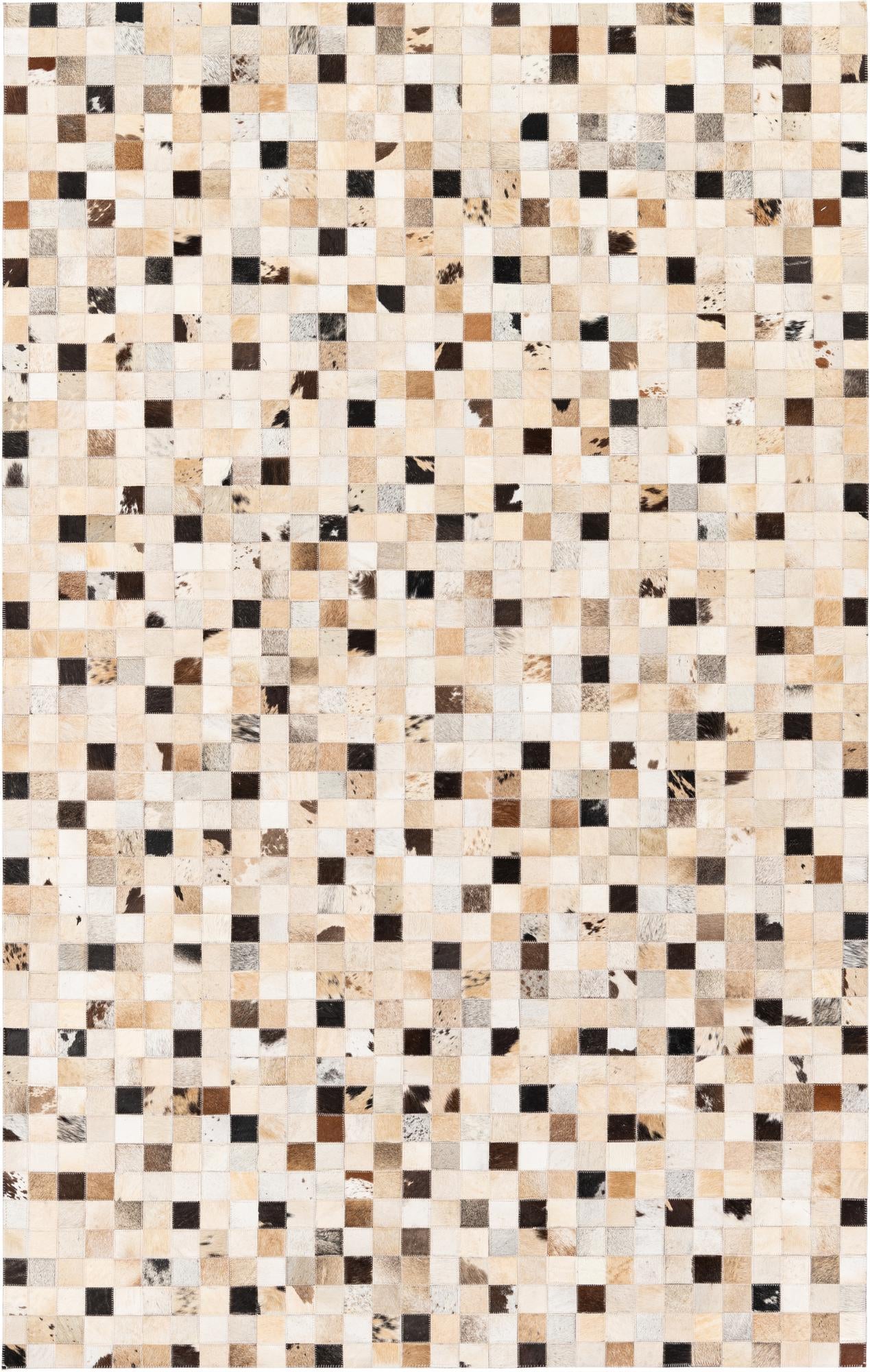 5' x 7' 11 Cowhide Stocks Rug