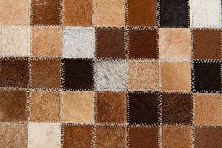 5' 9 x 8' 1 Cowhide Stocks Rug