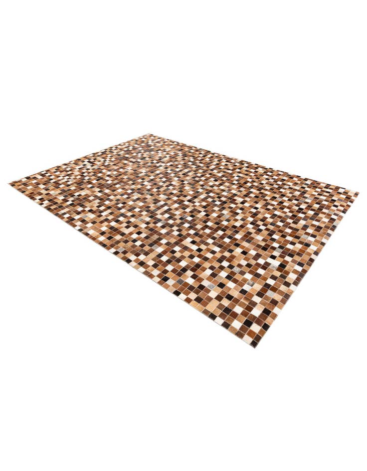 Detail image of 5' 9 x 8' Cowhide Stocks Rug