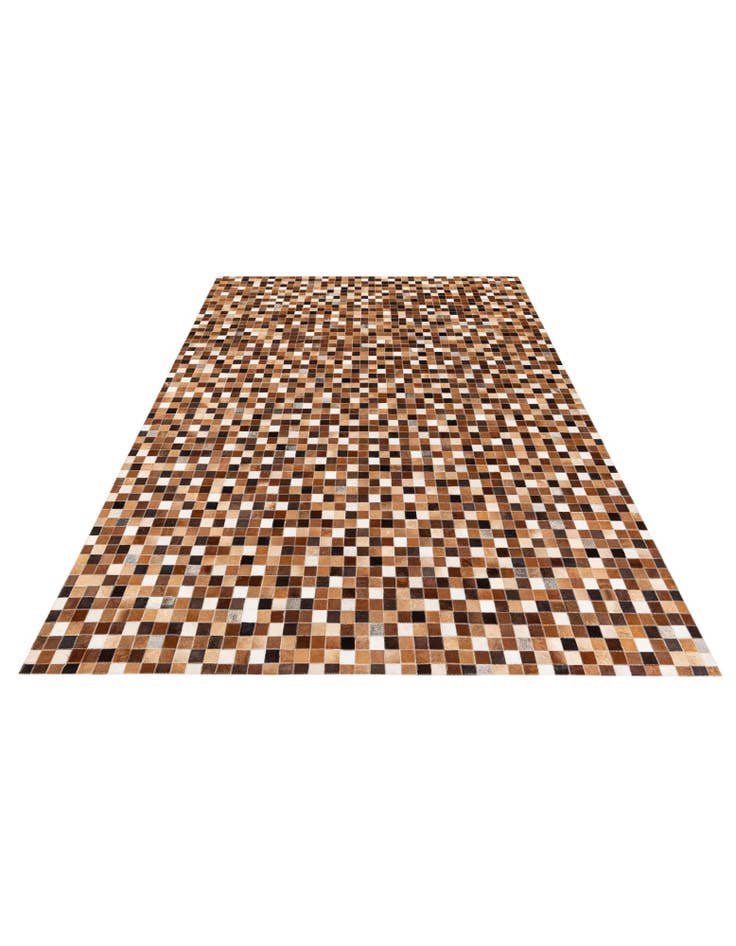 Detail image of 5' 9 x 8' Cowhide Stocks Rug