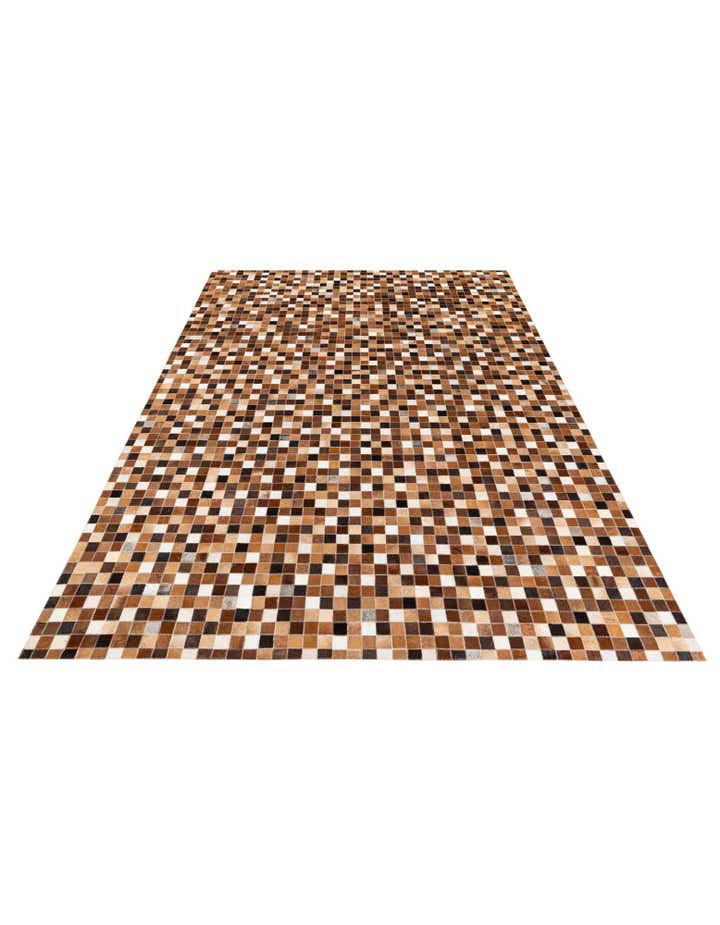 5' 9 x 8' Cowhide Stocks Rug