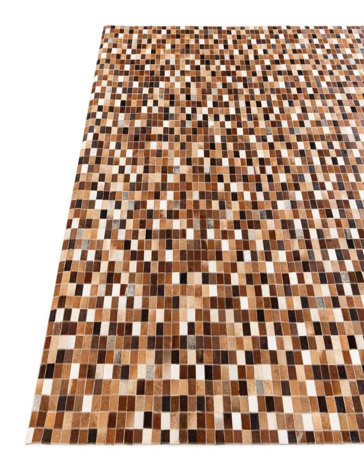 Detail image of 5' 9 x 8' Cowhide Stocks Rug
