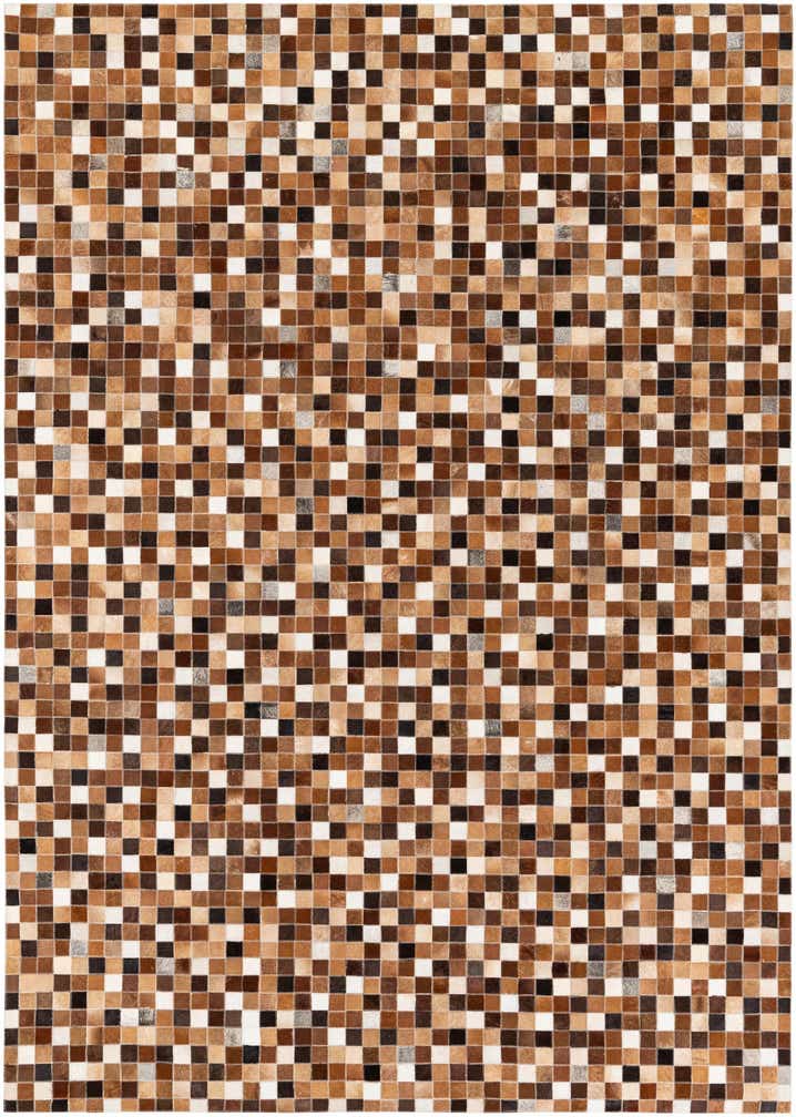 5' 9 x 8' Cowhide Stocks Rug