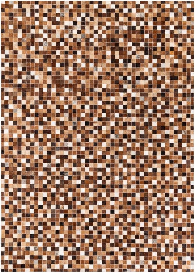 Detail image of 5' 9 x 8' Cowhide Stocks Rug