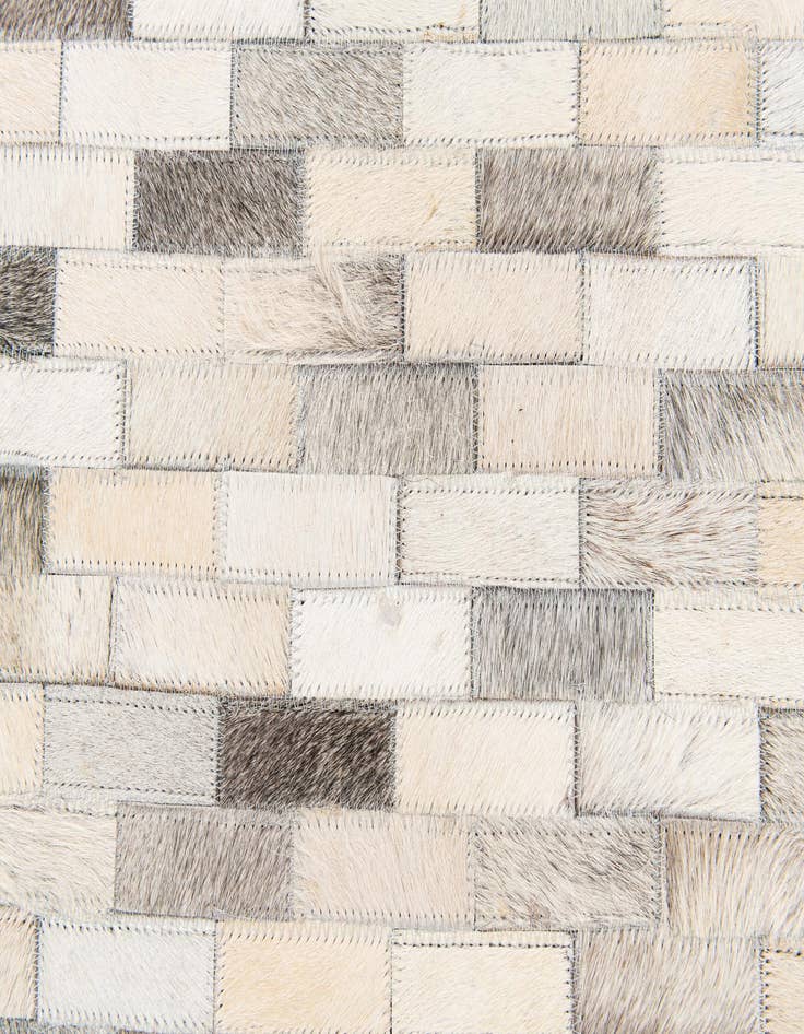 Detail image of 5' 8 x 7' 10 Cowhide Stocks Rug