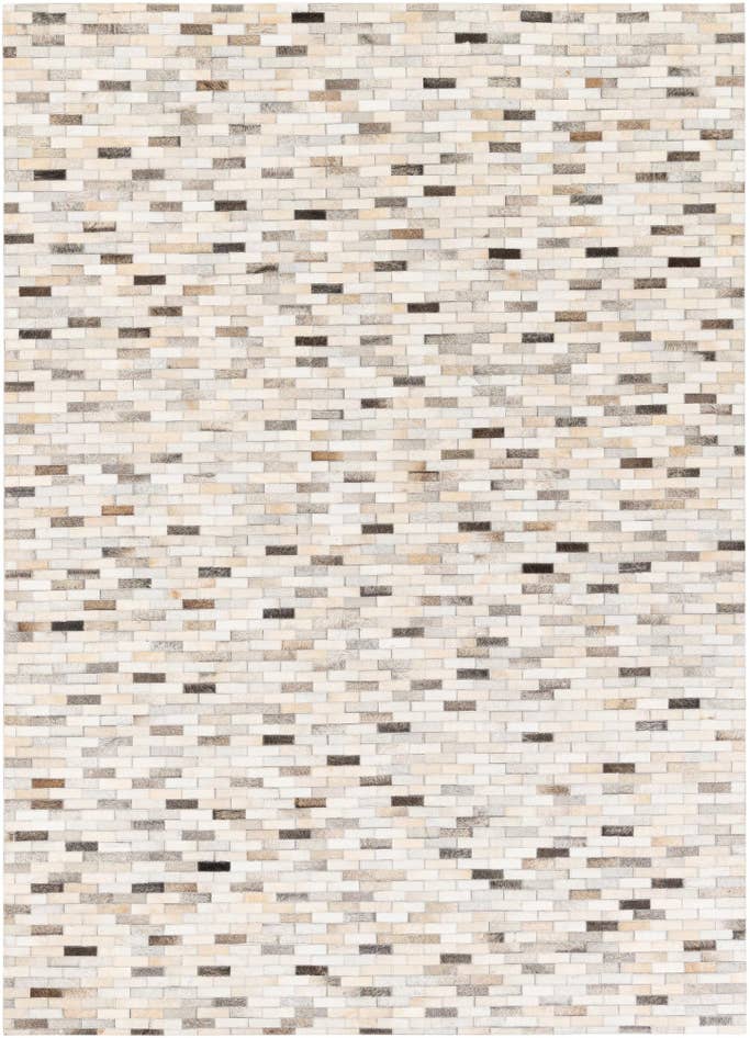 Detail image of 5' 8 x 7' 10 Cowhide Stocks Rug