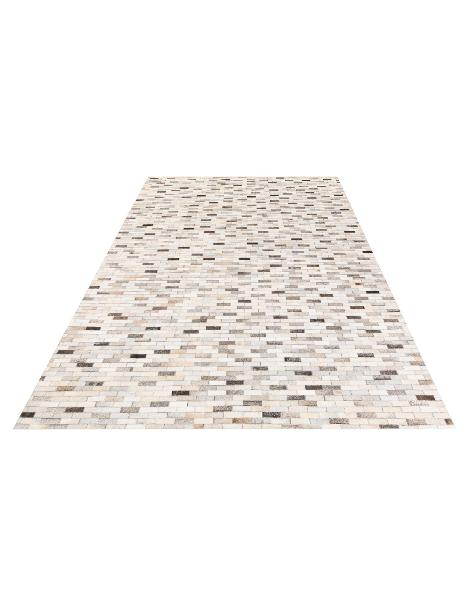 5' 9 x 7' 11 Cowhide Stocks Rug
