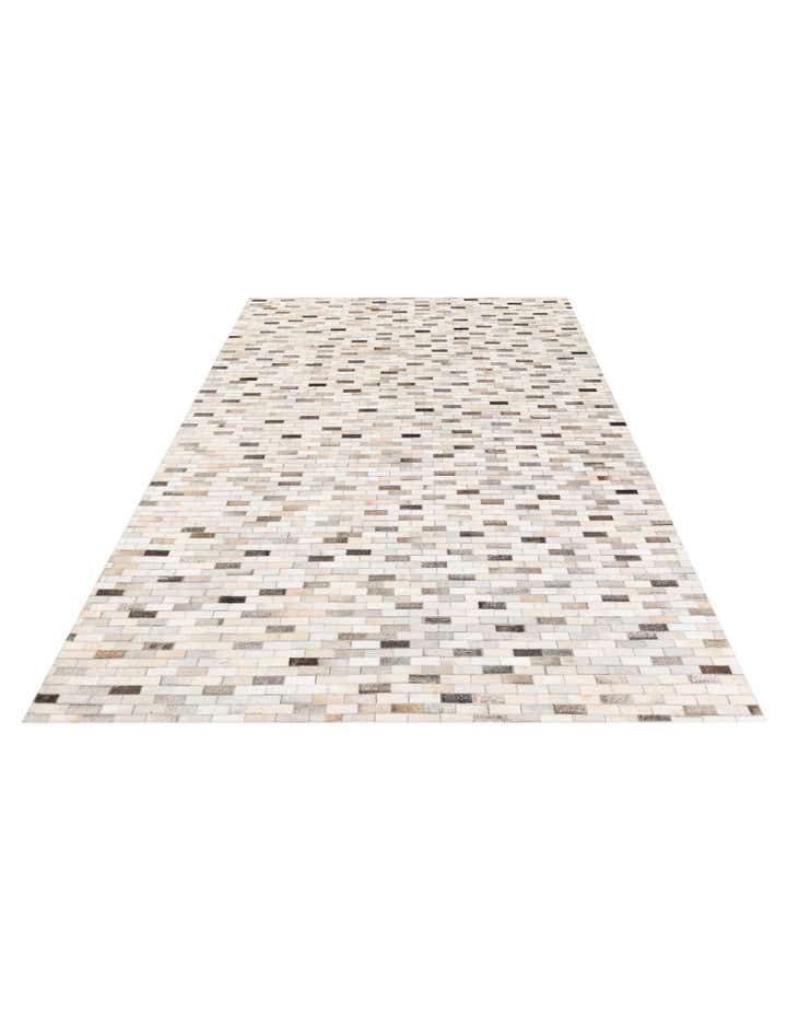 5' 9 x 7' 11 Cowhide Stocks Rug