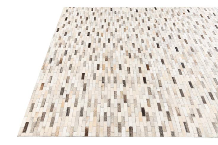 Detail image of 5' 9 x 7' 11 Cowhide Stocks Rug