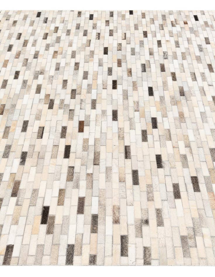 Detail image of 5' 9 x 7' 11 Cowhide Stocks Rug