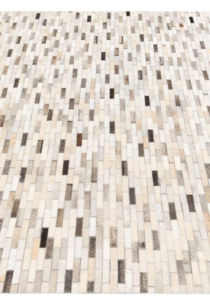 5' 9 x 7' 11 Cowhide Stocks Rug