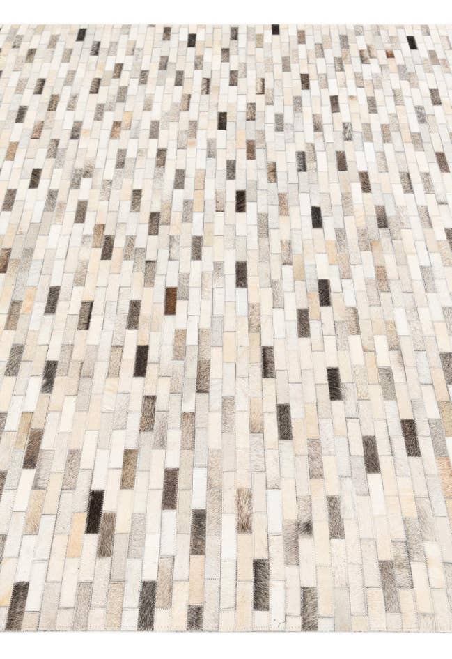 Detail image of 5' 9 x 7' 11 Cowhide Stocks Rug