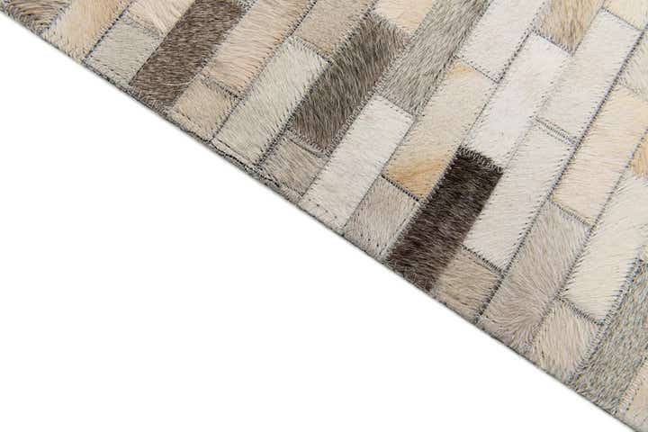 5' 9 x 7' 11 Cowhide Stocks Rug
