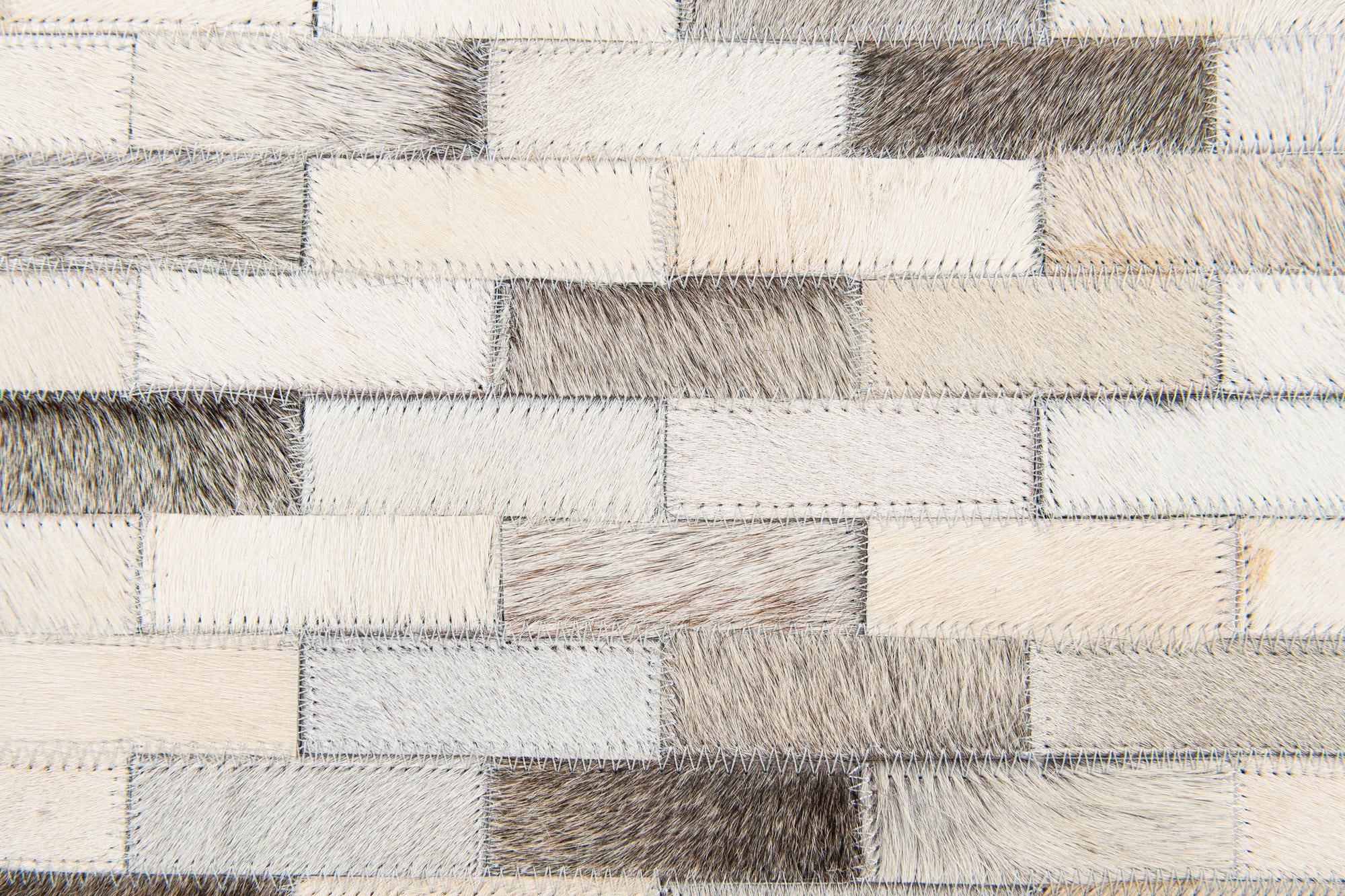 5' 9 x 7' 11 Cowhide Stocks Rug