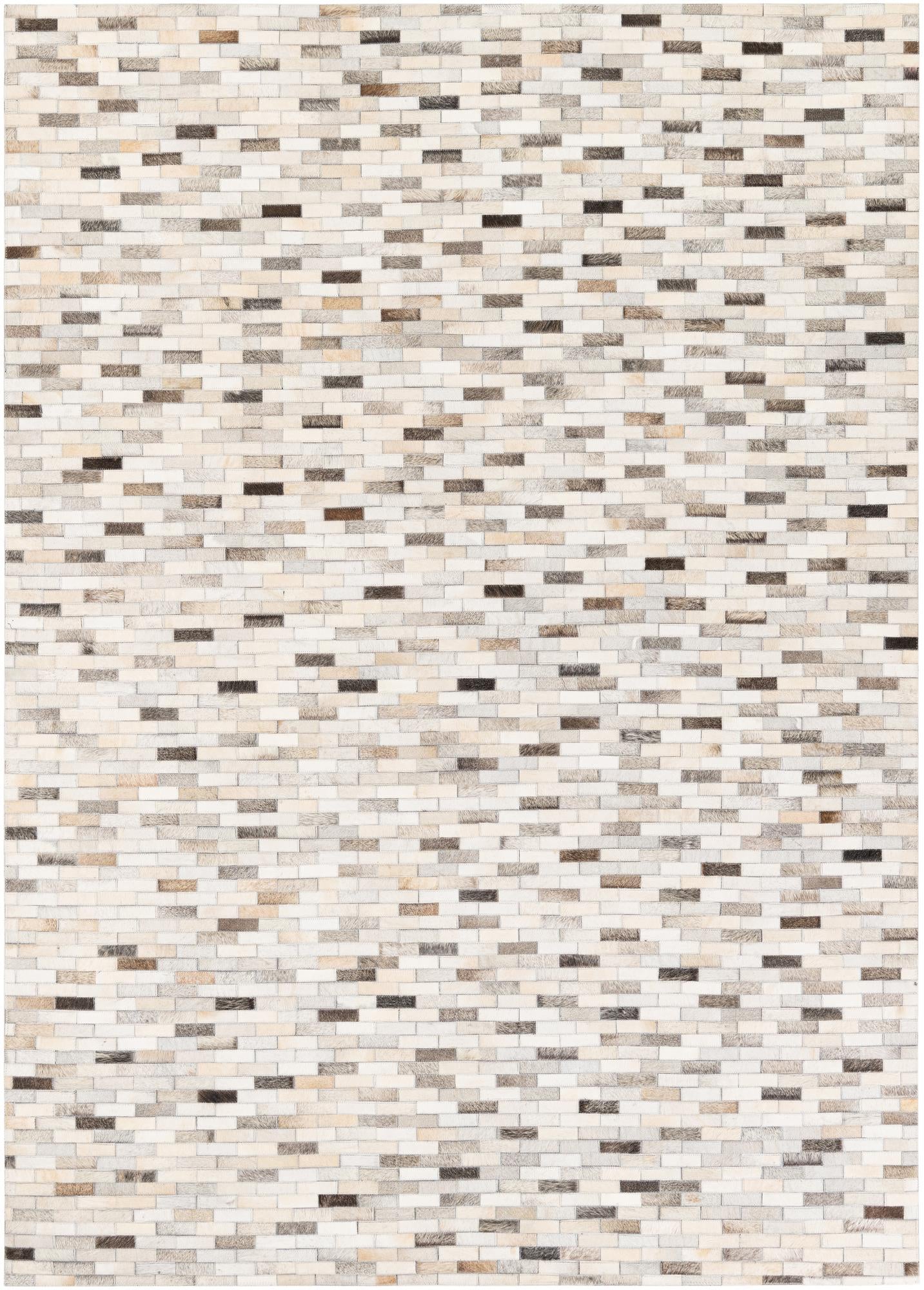 5' 9 x 7' 11 Cowhide Stocks Rug