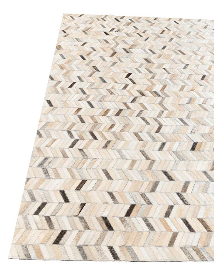 Detail image of 5' 9 x 7' 11 Cowhide Stocks Rug