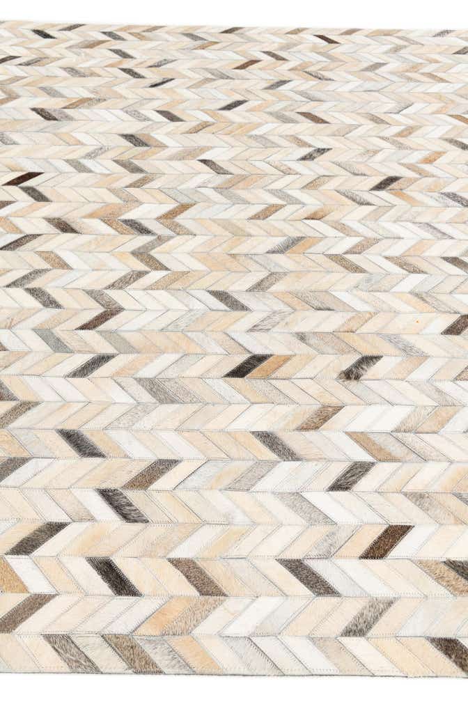 5' 9 x 7' 11 Cowhide Stocks Rug