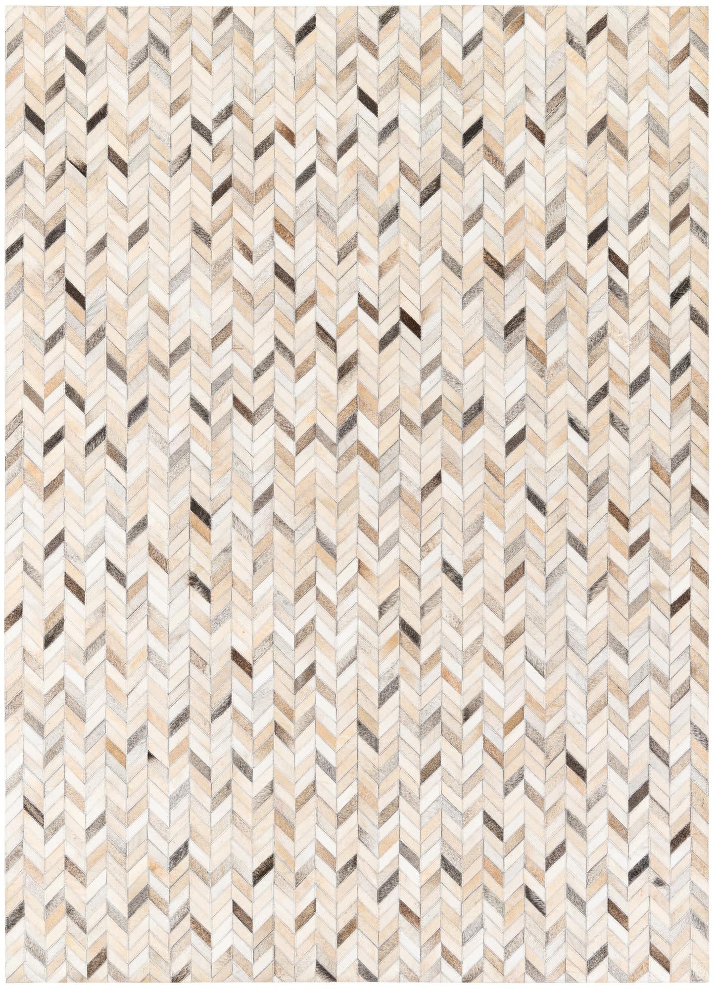5' 9 x 7' 11 Cowhide Stocks Rug