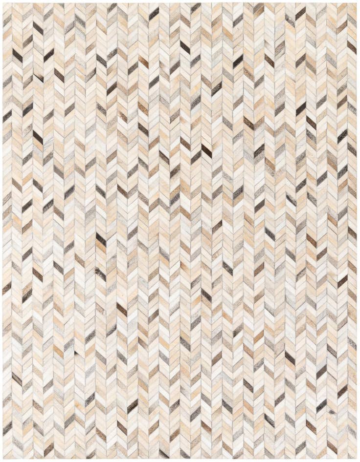 Detail image of 5' 9 x 7' 11 Cowhide Stocks Rug