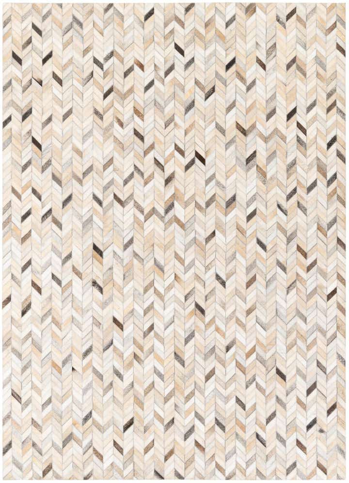 5' 9 x 7' 11 Cowhide Stocks Rug