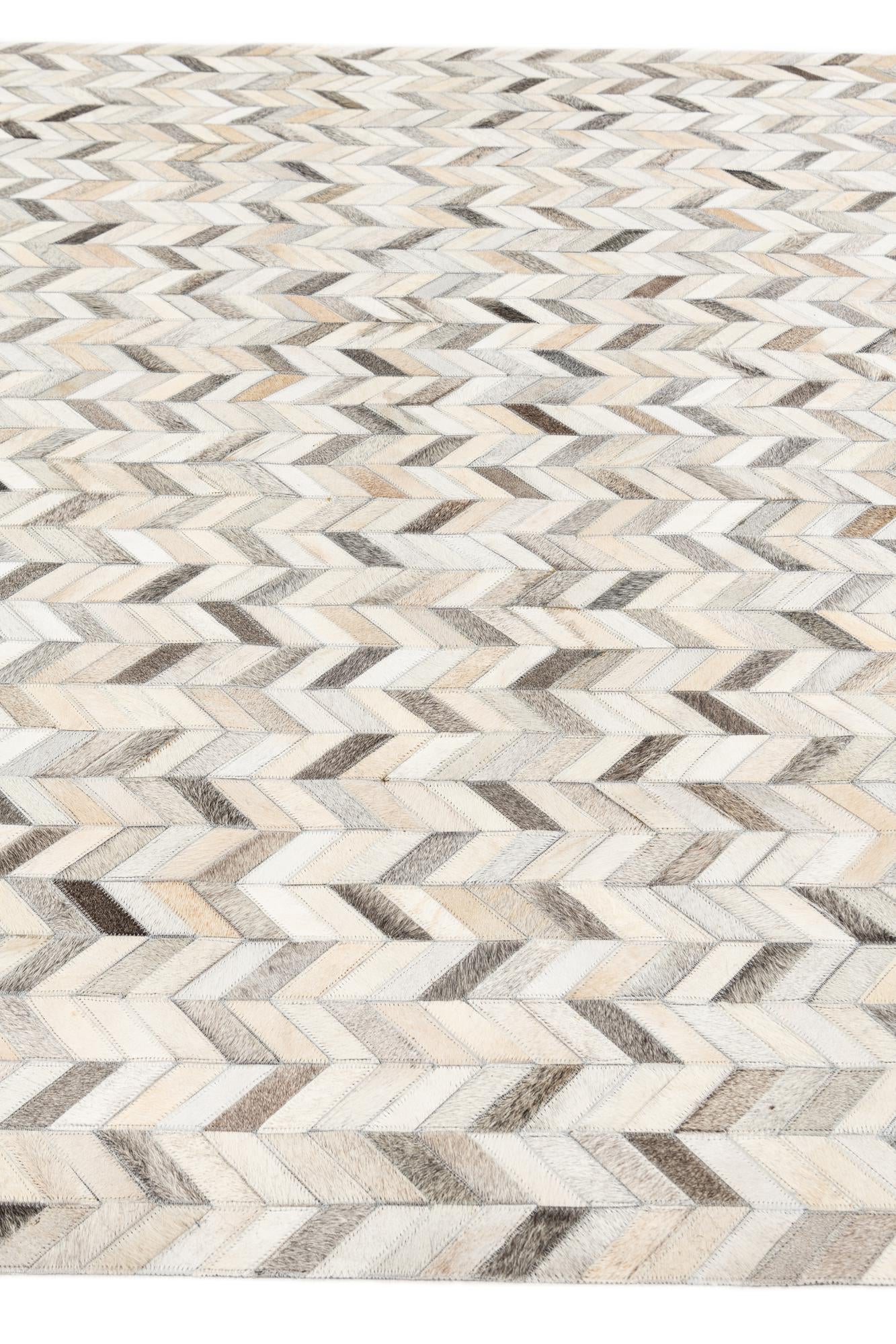 5' 9 x 8' 1 Cowhide Stocks Rug