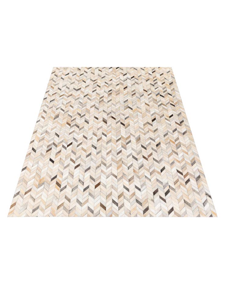 Detail image of 5' 7 x 7' 11 Cowhide Stocks Rug