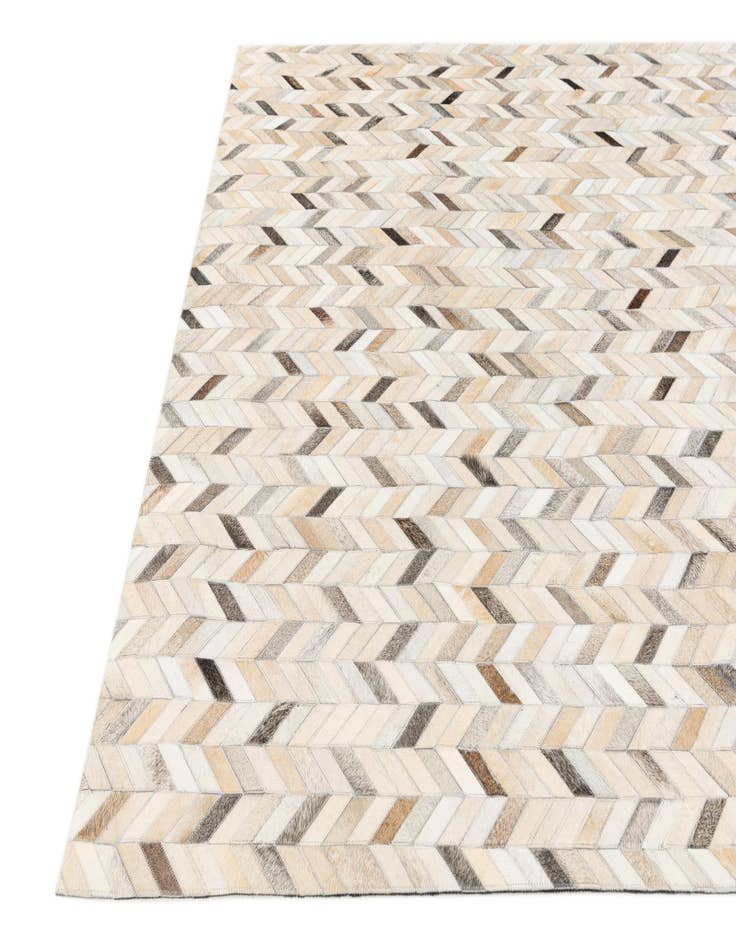 Detail image of 5' 7 x 7' 11 Cowhide Stocks Rug