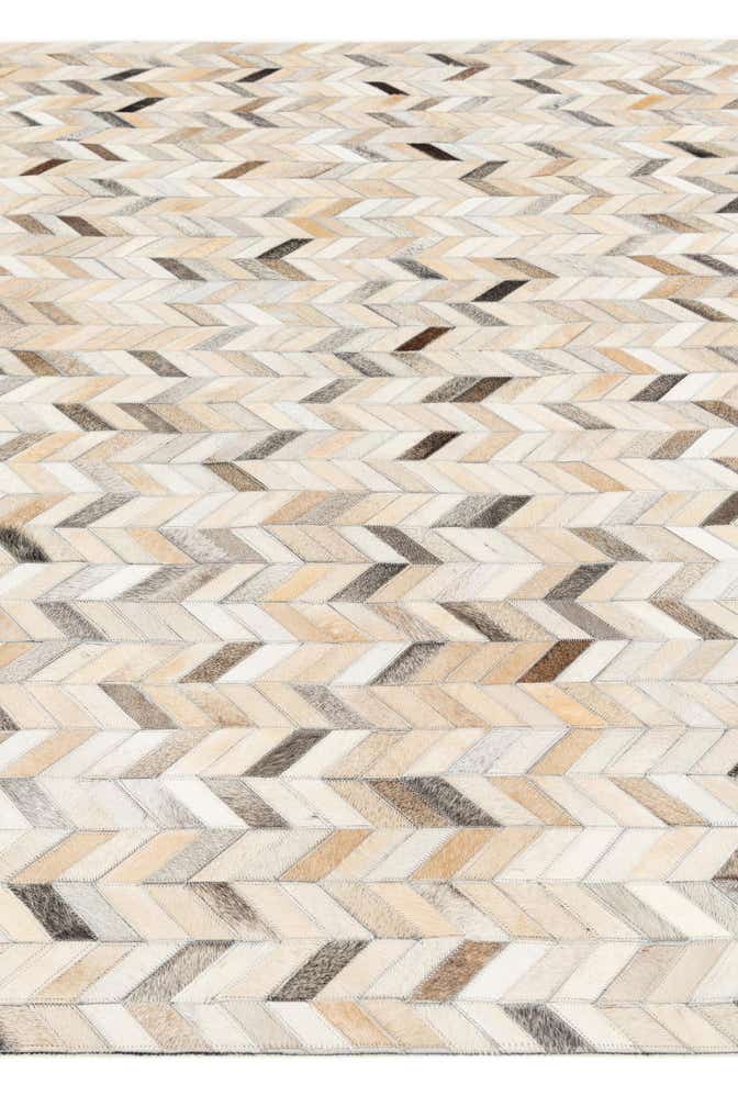 5' 7 x 7' 11 Cowhide Stocks Rug