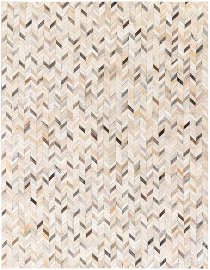 Detail image of 5' 7 x 7' 11 Cowhide Stocks Rug