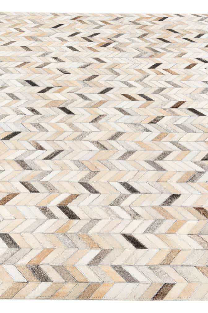 5' 8 x 8' 1 Cowhide Stocks Rug