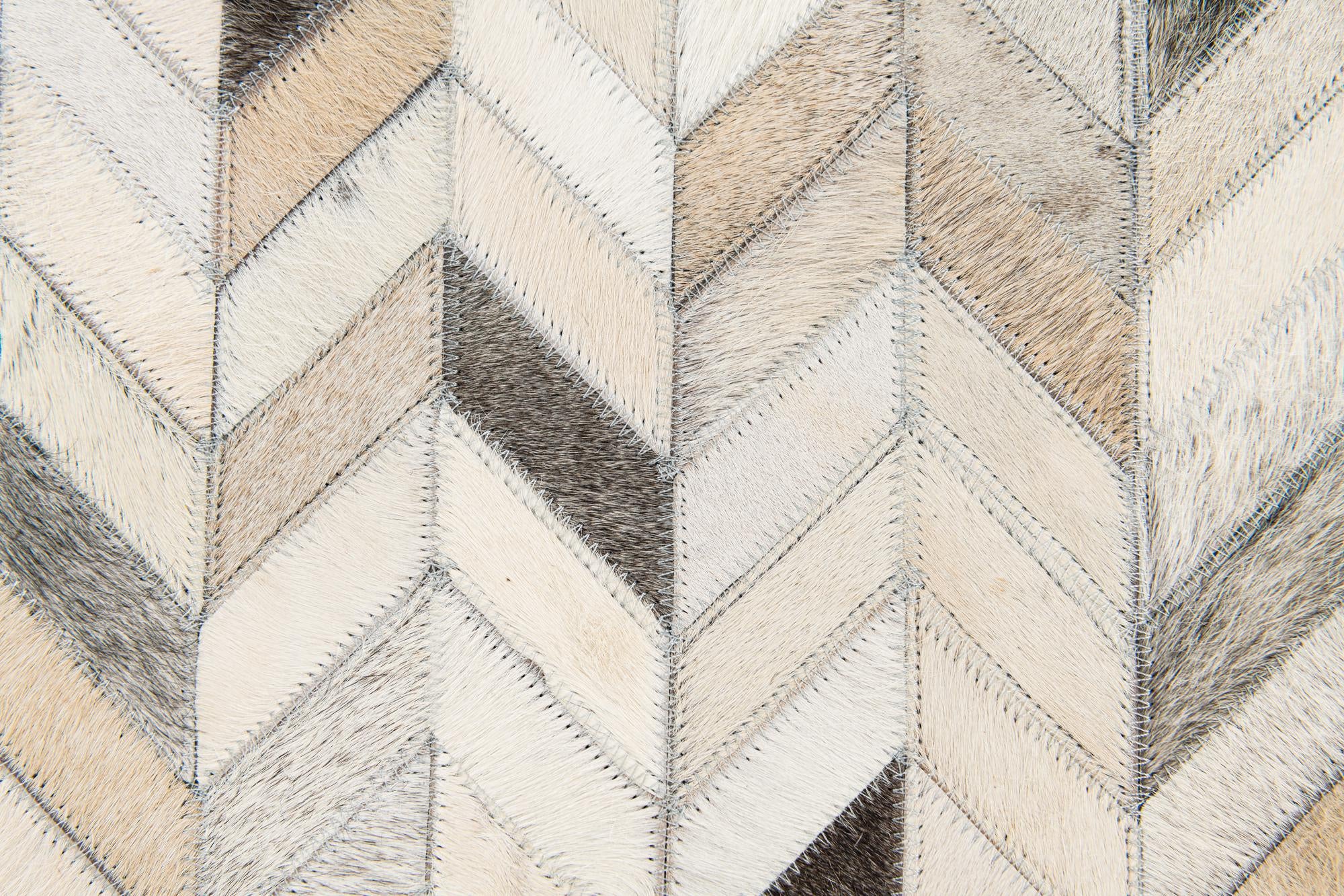 5' 8 x 8' 1 Cowhide Stocks Rug