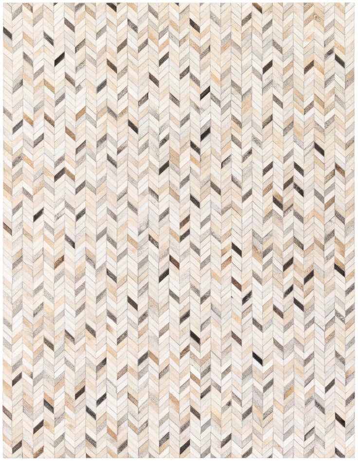Detail image of 5' 8 x 8' 1 Cowhide Stocks Rug