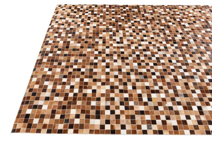 5' 9 x 8' Cowhide Stocks Rug