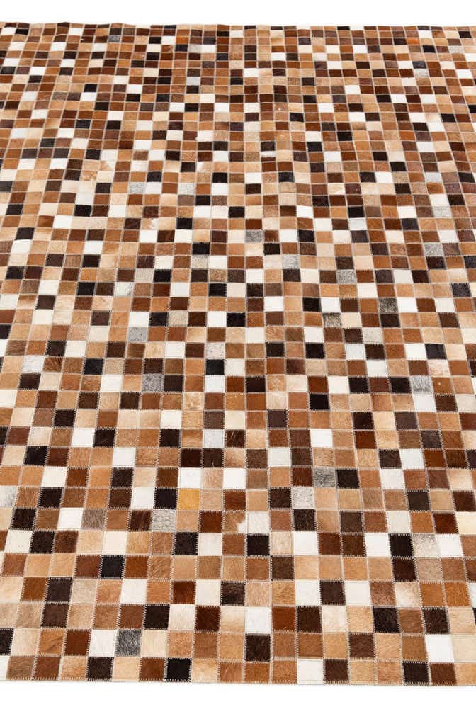 5' 9 x 8' Cowhide Stocks Rug