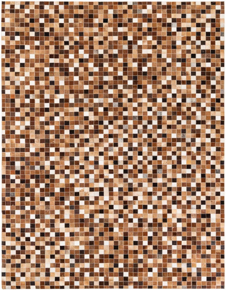 Detail image of 5' 9 x 8' Cowhide Stocks Rug