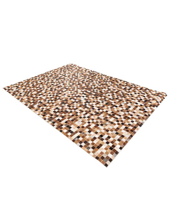 5' 9 x 7' 11 Cowhide Stocks Rug