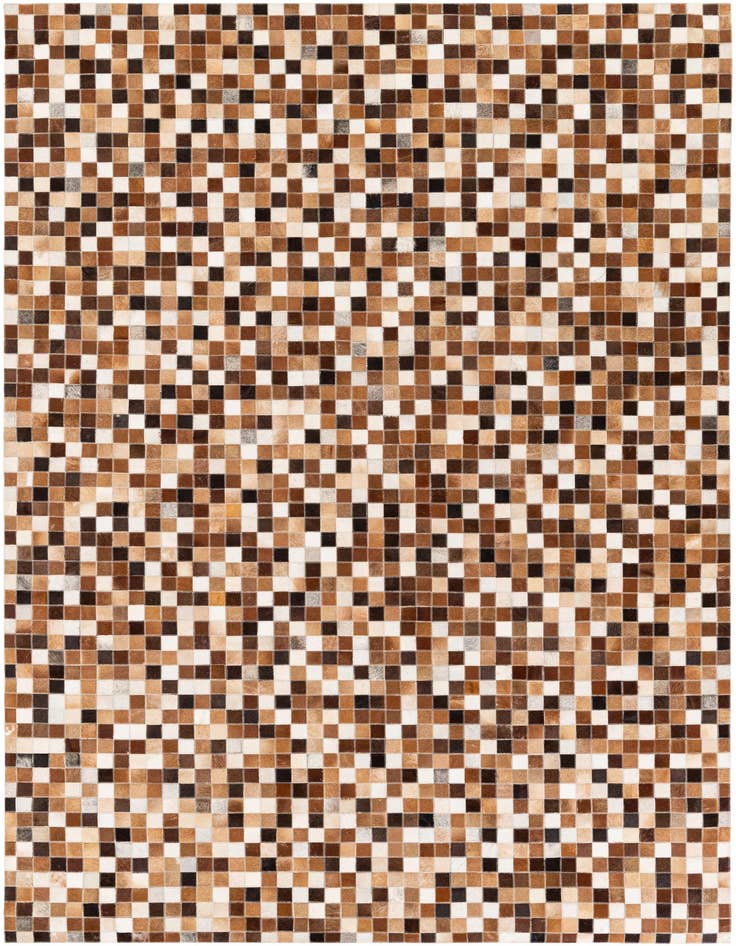 Detail image of 5' 9 x 7' 11 Cowhide Stocks Rug