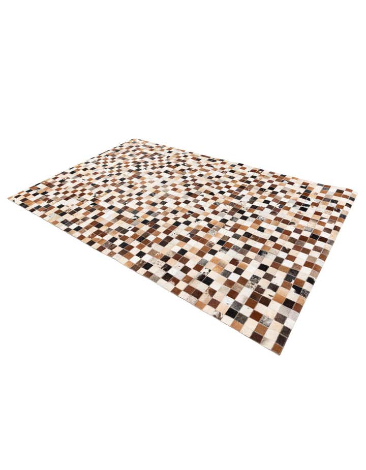 5' 1 x 7' 9 Cowhide Stocks Rug