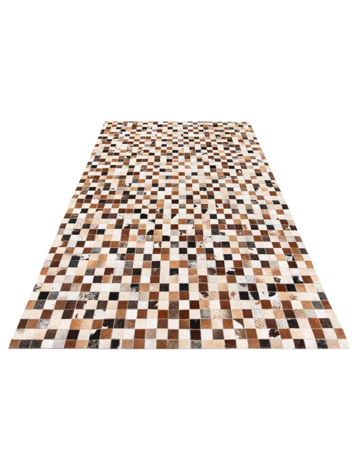 5' 1 x 7' 9 Cowhide Stocks Rug