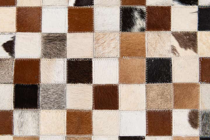 5' 1 x 7' 9 Cowhide Stocks Rug